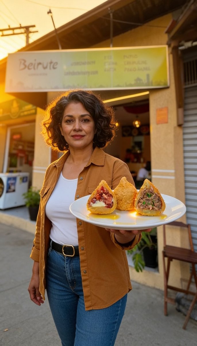 Esfiha aberta · cliente Beirute